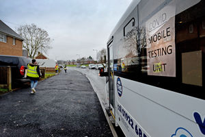 Home testing kits are being handed out to residents in the W2 postcode area
