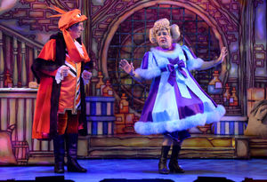 Full dress rehearsal of the Dick Whittington panto at the Grand Theatre in Wolverhampton
