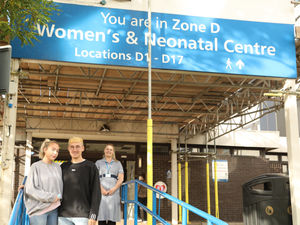 Supporting image for story: Cycling couple raise thousands for maternity unit in daughter's memory