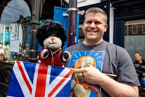 Bridgnorth Carnival 2022 and Queen's Jubilee celebrations..Pictured Paul Turner from Bridgnorth.