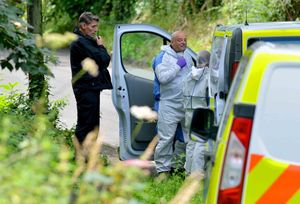 Specialist teams near the River Severn in Coalport during the search for Judy Fox