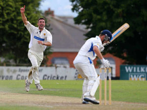 Supporting image for story: Ross Aucott marshals the tail for Shropshire