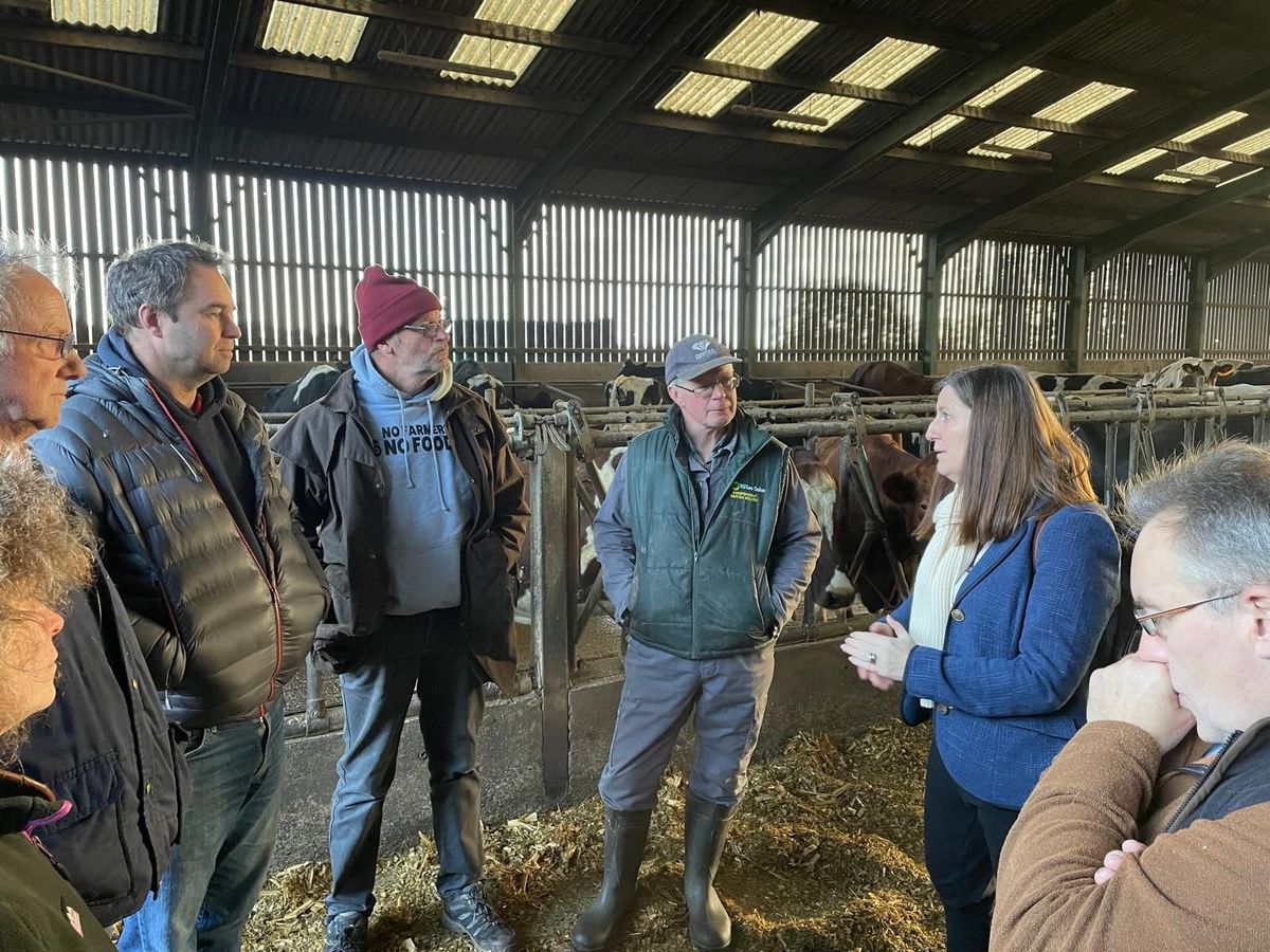 MP hears 'the issues that matter to farm businesses' in Shropshire farm visit