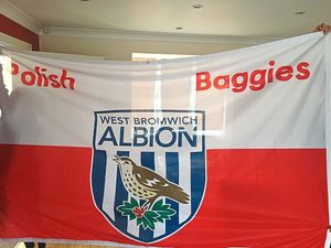 Supporting image for story: Supporters' group flying the flag for Polish Baggies at The Hawthorns