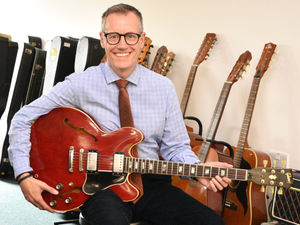 Supporting image for story: Shrewsbury musician’s guitar collection sells for £18,000 at auction
