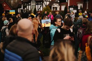 The march in Shrewsbury