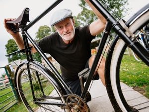 Supporting image for story: Meet Shrewsbury's Mike the Bike who has so many bikes he has to sleep on the sofa