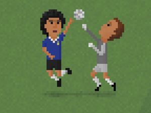 Supporting image for story: Meet the 8-bit artist turning classic footballing moments into pure nostalgia