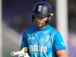 Jos Buttler walks off after being dismissed against South Africa