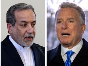 Supporting image for story: US convoy arrives in Oman for talks with Iranian officials