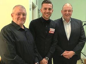 Supporting image for story: World snooker champion Mark Selby is a hit in Stourbridge