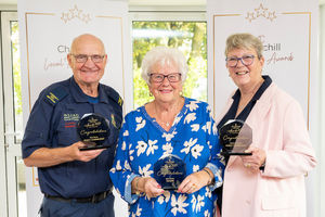 West Midlands' Local Hero Award Winners (From left; Terry Flower, Sylvia Enefer, Verena Swinnerton)