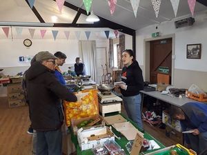 Traders at the Lydham Friday Market