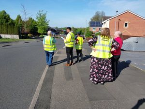 Speed checks in Brades Rise, Oldbury.