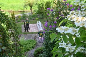 Yoland and Roger Brown are opening their garden this weekend for the National Garden Scheme)