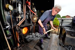 Severn Valley Railway gets ready to re-open to the public this weekend. Driver: Gary Townley