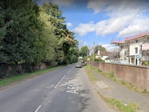 Supporting image for story: Woman taken to hospital after two-vehicle crash