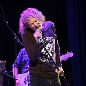 Vocalist Steve of Fred Zeppelin at The Edge Arts Centre. Photo: Tom Foxall