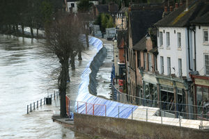 Ironbridge was hit by floods from Storms Dennis and Ciara