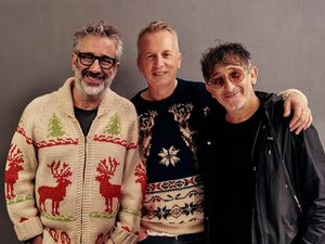 Supporting image for story: Football heroes appear in music video for festive version of Three Lions anthem