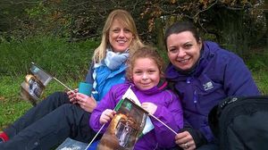 Daphine Carkeet-James, Annabel Smith and Carole Smith