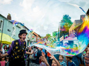 Supporting image for story: In pictures: Excitement bubbles over at Bishop's Castle Michaelmas Fair