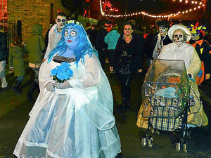 Supporting image for story: Spooky fun lights up Ironbridge Gorge