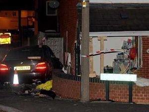 Supporting image for story: Mother badly hurt as car smashes into Oldbury house