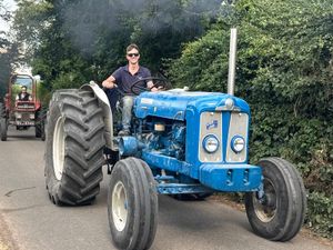 Supporting image for story: South Shropshire tractor run harvests cash for cancer charity