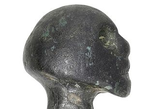 Supporting image for story: ‘Nobby’ the Celtic fertility figure found in field sells at auction for £3,000