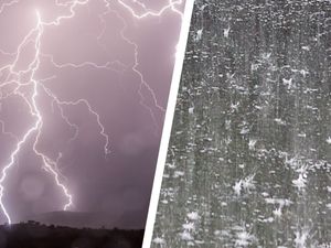 Supporting image for story: UK 600-mile rainstorm weather: Thunder forecast for the West Midlands - When could it thunder?