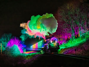 Supporting image for story: Severn Valley Railway Boogie Lights Express returns - how to get early bird tickets offer to dance the night away on board a steam train