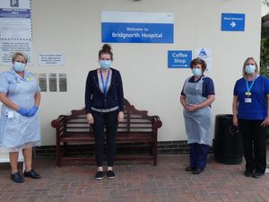 Supporting image for story: Bridgnorth Hospital staff raise more than £100 for League of Friends