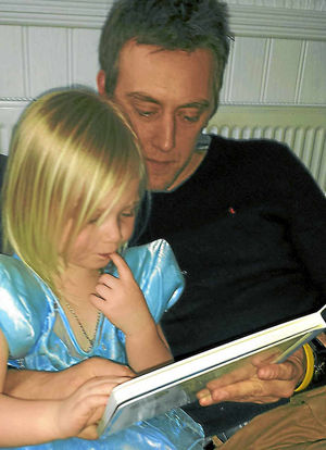 Storytime for Kelli with caring Tom