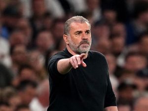 Ange Postecoglou on the touchline