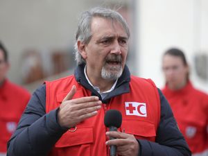 Supporting image for story: Red Cross president urges fight against Covid vaccine ‘fake news’