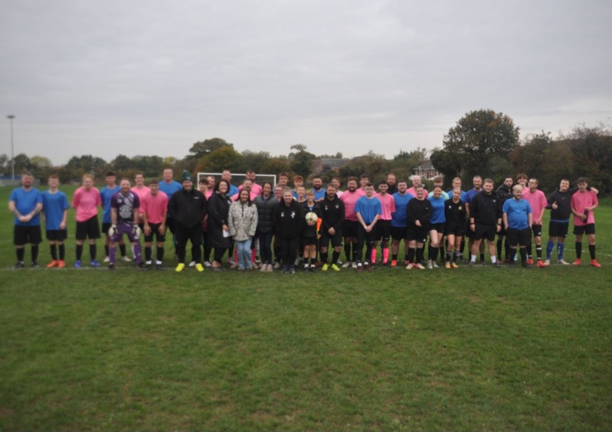 Second Luna's Legacy charity football match brings total funds to to almost £12,000 in aid of Shrewsbury and Telford Hospitals Maternity Bereavement Unit
