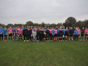 Supporting image for story: Second Luna's Legacy charity football match brings total funds to to almost £12,000 in aid of Shrewsbury and Telford Hospitals Maternity Bereavement Unit