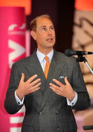 HRH Prince Edward visits Central Sixth in West Bromwich