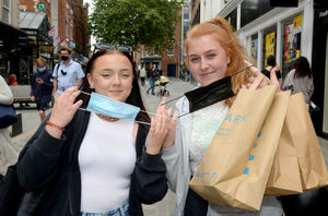 Faith Hartshorne and Lauren Duly, both 17, are surprised restrictions will be lifted