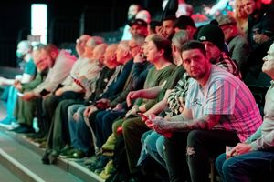 Fans were in early to get the best seats