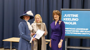 Justine Keeling-Paglia was the recipient of one of the awards. Picture: Katherine Anastasia