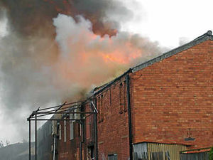 Supporting image for story: Cradley Heath former factory gutted by fire