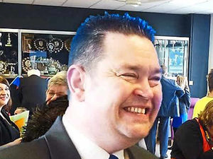 Supporting image for story: Shropshire blind veteran given honour for fundraising £40k