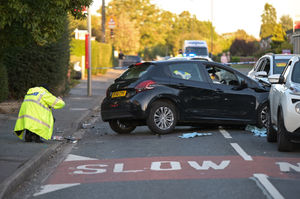The scene in Sutton Coldfield. Photo: SnapperSK