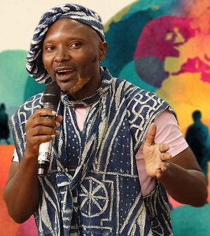 Charles Kouasseu, master storyteller from Cameroon