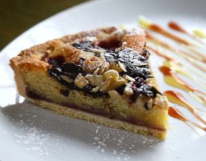 Naughty but nice – raspberry Bakewell tart