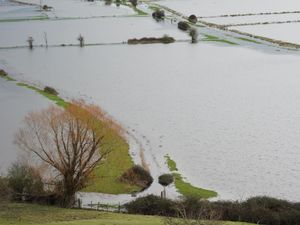 Supporting image for story: Further rainfall could exacerbate flooding in south-west England – Met Office