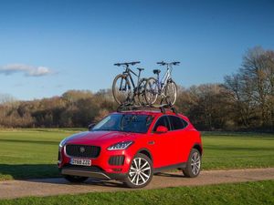 Supporting image for story: Long-term report: Cycle adventures with the Jaguar E-Pace