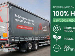 Supporting image for story: Axil switches entire HGV fleet to Hydrotreated Vegetable Oil
